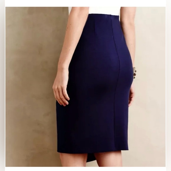 Bailey 44 Navy Astin Wrap Skirt- NWT - Picture 8 of 9